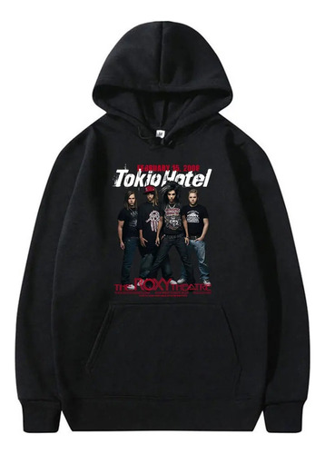 Sudadera Neutral Con Capucha Estampada De Banda Tokio Hotel