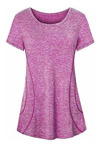 Cucuchy Mujer Tops De Yoga Flowy Fitness Workout Camisas De