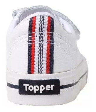 Imagen 3 de 4 de Zapatillas Topper Profesional Cuero Velcro Bebé Kids