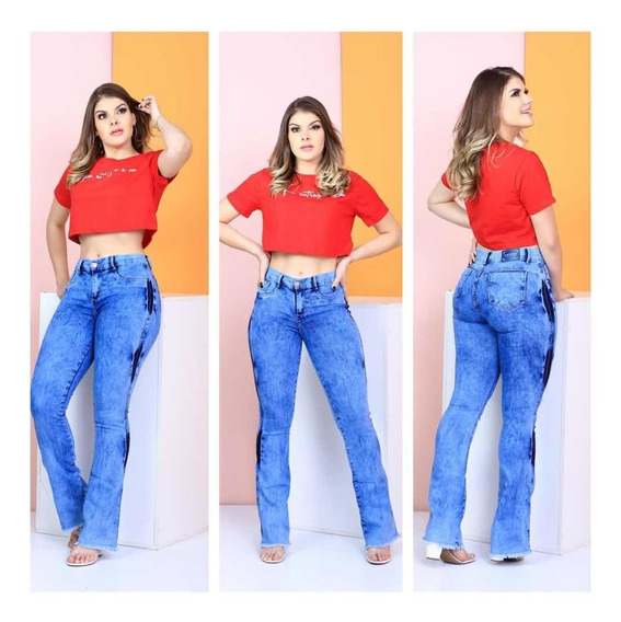 calça jeans branca feminina barata