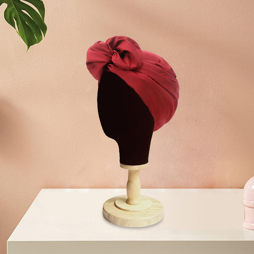 ( Cabeza De Mujer Turbante Sombrero Nudo Capó Gorras Ligero