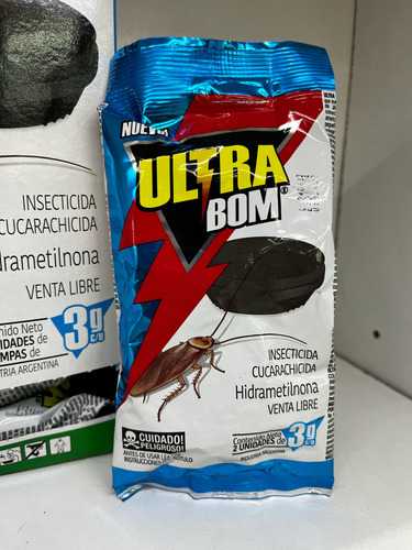 Mata Cucarachicida Ultra Bom Cebo X3gr