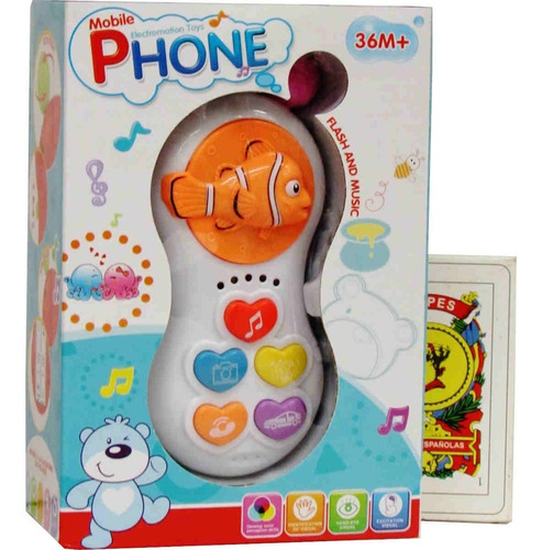 Imagen 1 de 1 de Juguete Interactivo Infantil Con Luces Y Sonido En Caja