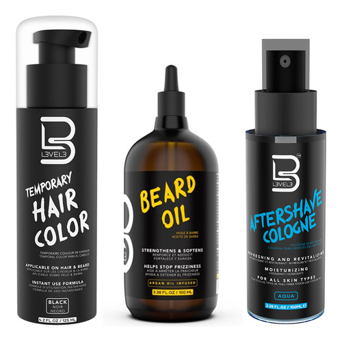 Aceite Barba +tinte P Barba Temporary +aftershave Level3