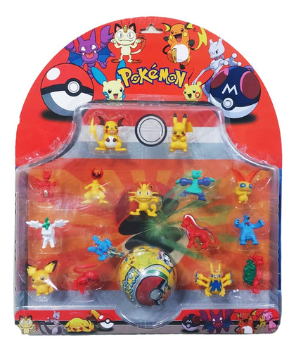 Set De Figuras Pokémon - Multipack X16 Battle Figures