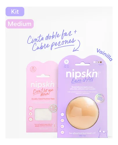 Cubre Pezón Más Cinta Adhesiva Invisible Ropa Doble Faz