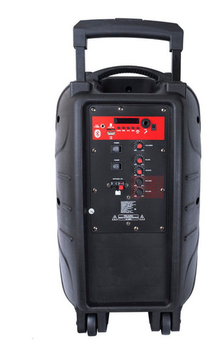 Imagen 5 de 6 de Bocina Kaiser GEM-5712 con bluetooth negra 110V/240V