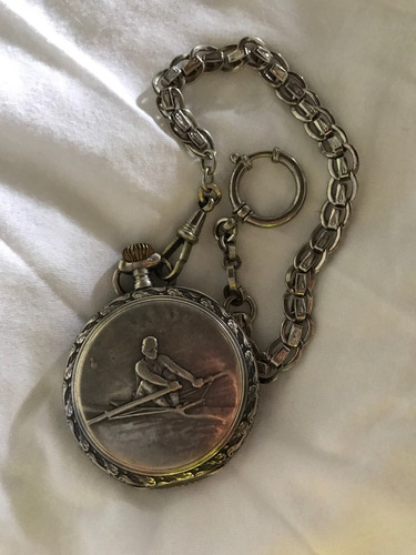 Relógio De Bolso Em Prata De Lei