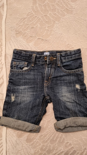 Bermuda De Jeans Niño Gap Talle 4 