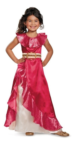 Disfraz Niñas Princesa Elena De Avalor Vestido Traje Fiesta 