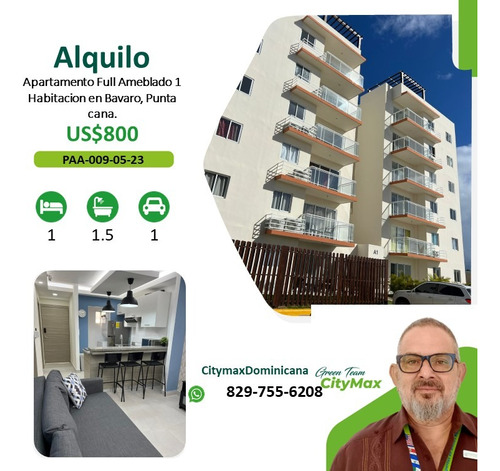Apartamento Totalmente Nuevo Y Amueblado En Bavaro Punta Cana 