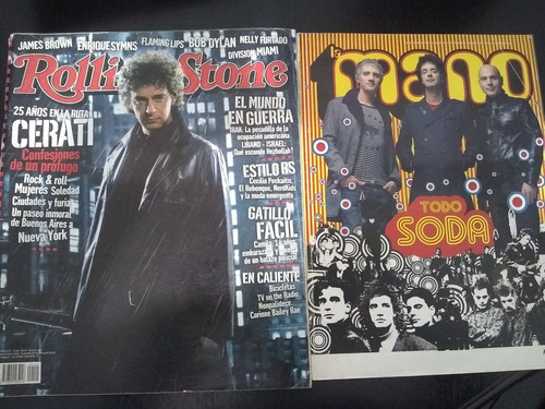 Revistas Gustavo Cerati Soda Stereo 