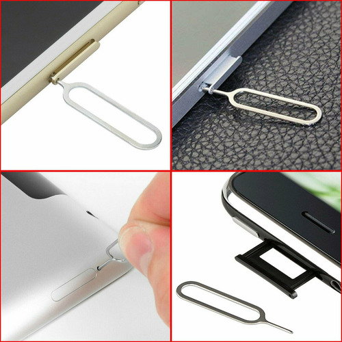 Bandeja de tarjetas SIM, extractor, aguja de extracción de llave abierta, herramienta para teléfono móvil