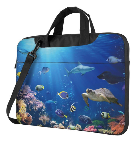 Bolso Para Ordenador Portatil Diseño Tiburon Tortuga Pez