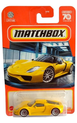 Porsche 918 Spyder Matchbox 70 Years 