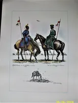 Comprar Marenco Lámina 34 X 46 Uniformes Lancero Caballería De Línea