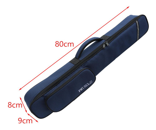Estojo Portátil Para Clarinete, Saxofone Azul Profundo