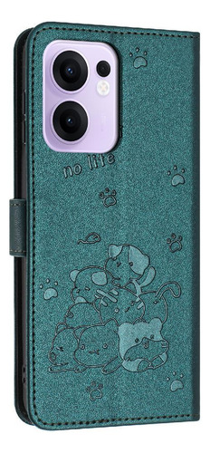 Funda Abatible Para Oppo Reno 13f 5g Pu Titular De La De