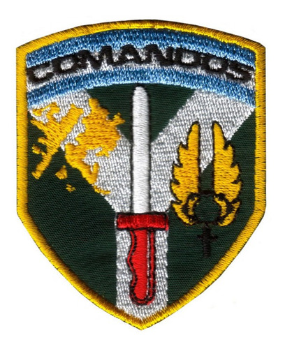 Parche Militar Bordado Compañia De Comandos 601 Malvinas