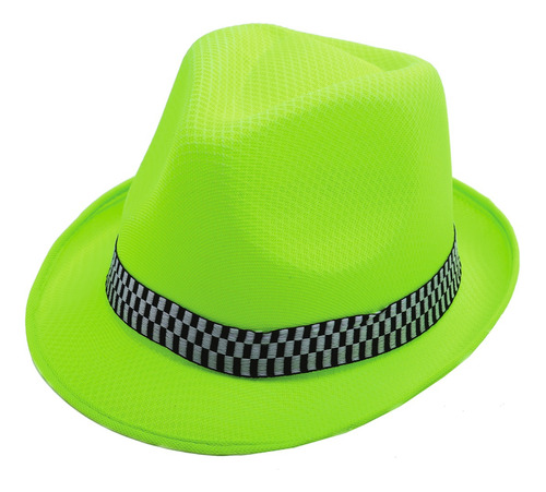 Sombrero Gorro Tanguero Funyi Fluor Panama Cotillon Fiesta