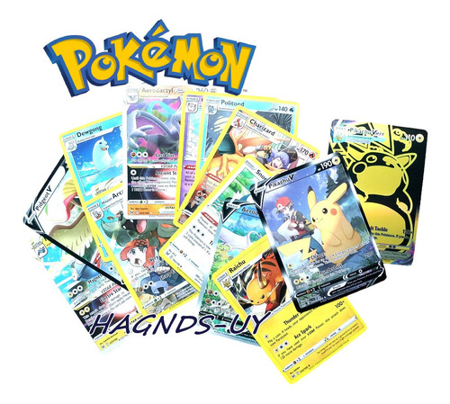 Cartas Pokemon Pack Doble X 60 Con Vmax Brillantes Nuevo