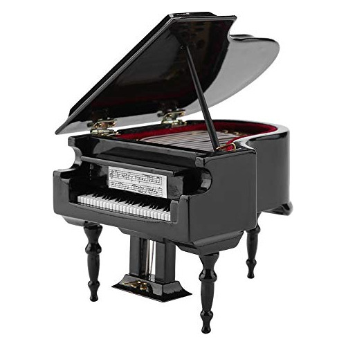 Exquisito Modelo De Mini Piano De Madera Taburete Y Ped...