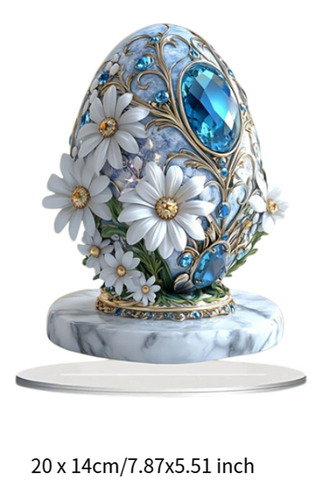 Decoración De Mesa De Huevos De Pascua, Adorno De Flores