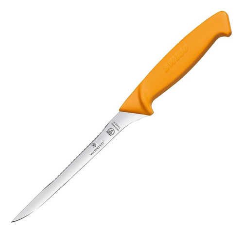 Cuchillo Filetero Victorinox Swibo 16cm Pesca 5.884.16 Color Amarillo