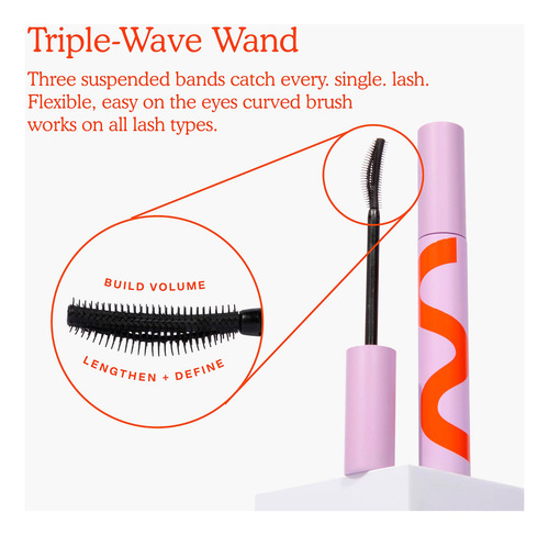 Máscara Tower 28 Makewaves Vegan Jet Black 8 Ml Para Ojos Se