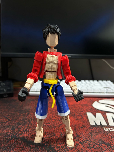 Maniqui Muñeco Articulado Dummy 13 Cm One Piece Luffy