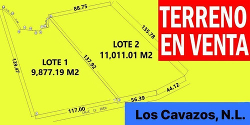 Terreno En Venta, En Los Cavazos, Santiago, N. L.