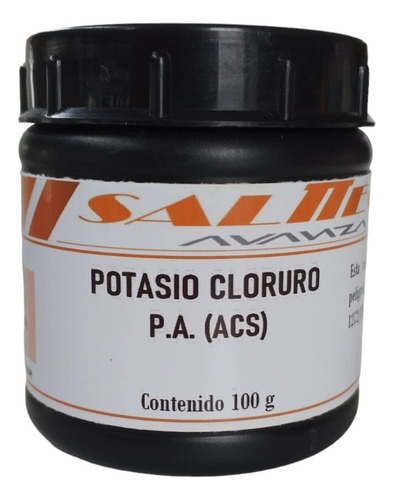 Potasio Cloruro P. A. X 100 Gr - Salttech