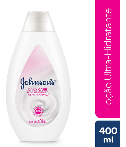 Hidratante Daily Care Rosas E Sândalo 400ml Johnson's