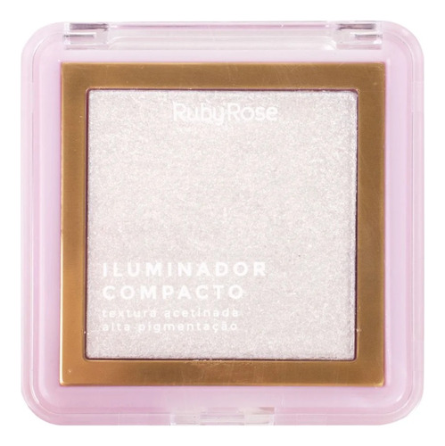 Iluminador Ruby Rose Compacto Efeito Glow Hb-8591 Cor Hl10