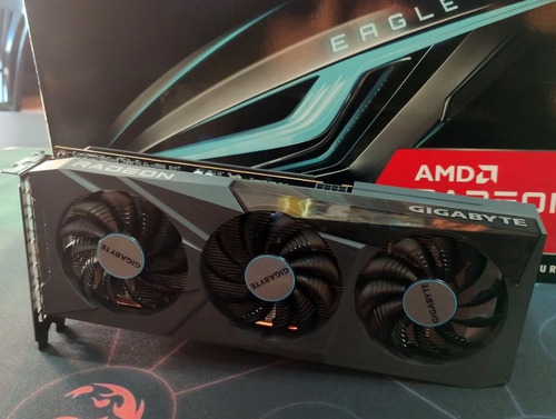 Placa De Vídeo Gigabyte Radeon Rx 6600 Eagle Amd, 8gb Gddr6 (Usado)