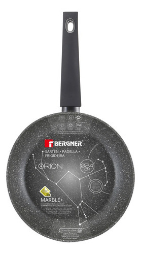 Sarten 24x4.7cm Al Forj Ind Orion - Bergner Negro
