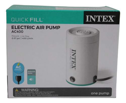 Bomba De Aire Eléctrica Usb Quick-fill® 66645 Intex