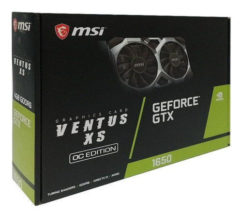 Tarjeta De Video Msi Geforce Gtx 1650 Ventus Xs 4gb Oc