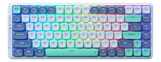 Teclado Mecánico Low Profile Machenike Air50 Inalámbrico Rgb