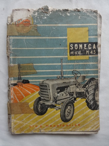 Manual Instrucciones Tractor Someca M45 Fiat 1958 Agricola