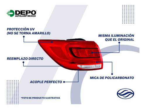 Par Calaveras Volkswagen Gol Sedan Int 2013 2014 2015 Depo