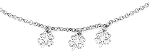 Tobillera De Plata De Ley Vanbelle Con Diseño De Varias Flor