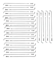 Comprar Raio Para Charrete Cromado 4mm Aro 21'' Kit Duas Rodas 