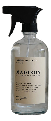 Home Spray 500 Ml Summer Days Transparente Madison