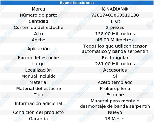 1 Herram Inst Banda Acces F-350 Sd V8 6.4l 08 Al 10 Knadian