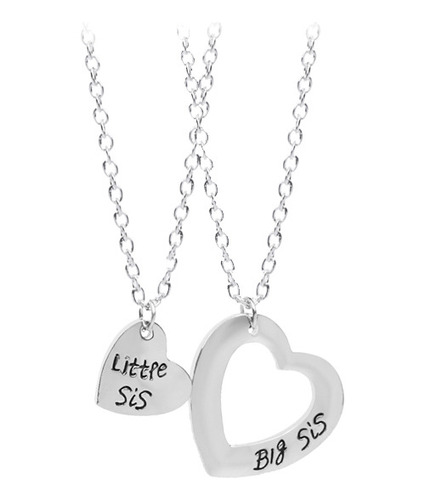Joyería Buena Hermana Collar R Moda Corazón Costura Colgante