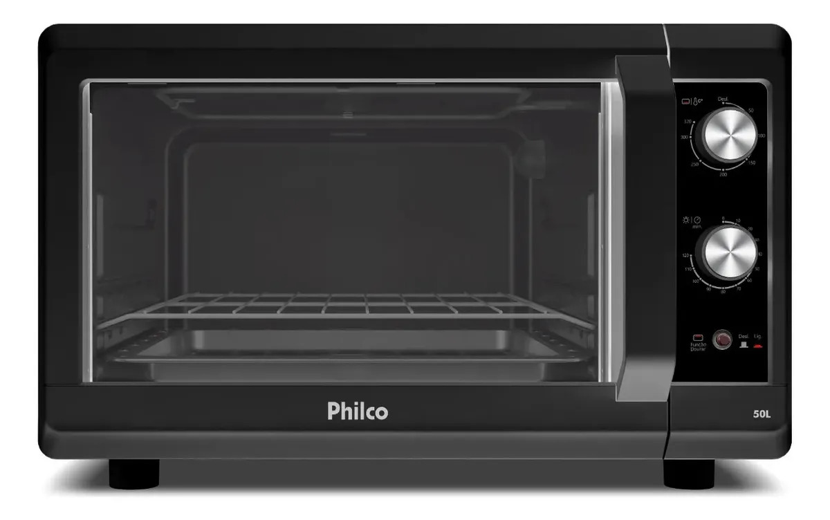 Forno elétrico philco 50l preto autolimpante pfe56a