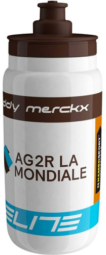 Caramañola Ciclismo Elite Agr2 550ml Bidón Botella Color Blanco