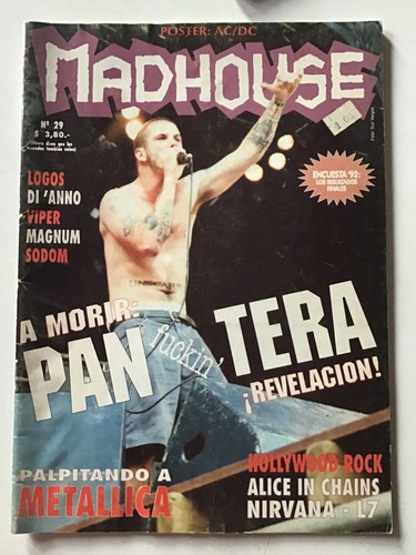 Lote 9 Revistas Madhouse Y Heavy Rock Leer (Usado)