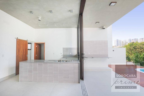 Imagem 14 de 30 de Sobrado Com 3 Dormitórios À Venda, 321 M² Por R$ 1.900.000 - Condomínio Residencial Giverny - Sorocaba/sp, Próximo Ao Shopping Iguatemi. - So0103